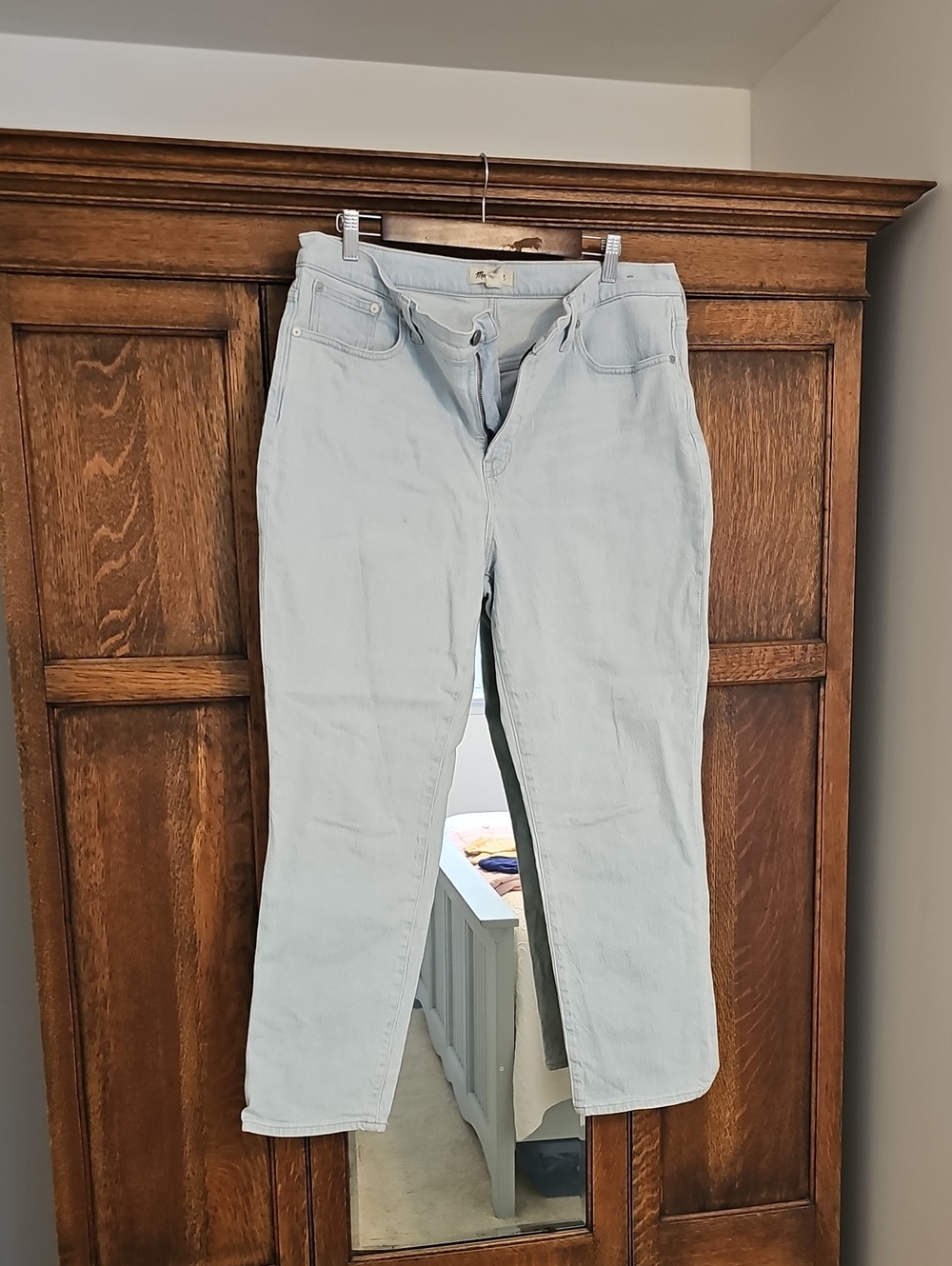 Madewell Light Blue Straight-Leg Jeans